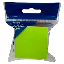 Tesco Sticky Notes 350 Sheets 50Mm X 50Mm