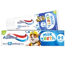 Aquafresh Kids Paw Patrol Milk Teeth Toothpaste 0-2 years 50ml