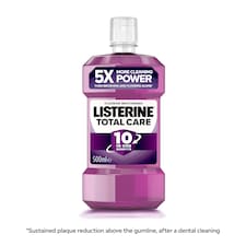 Listerine Total Care 10-in-1 Benefit Clean Mint Mouthwash 500ml