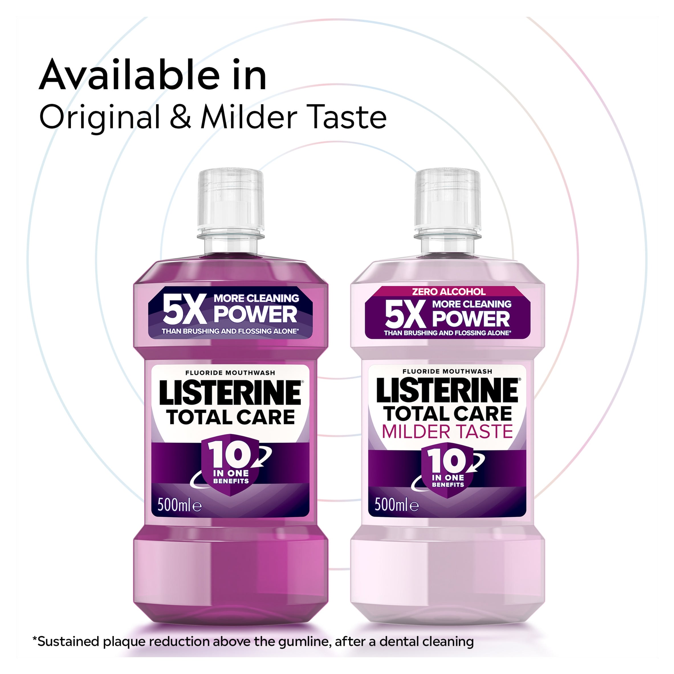 Listerine Total Care Intense Taste Classic Mouthwash 500ml thumbnail 2