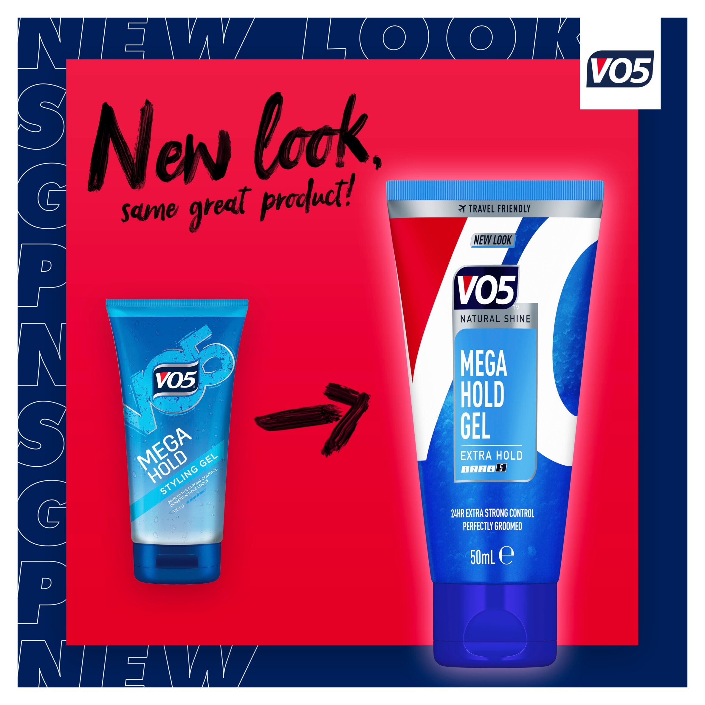 Vo5 Mega Hold Styling Hair Gel 50Ml thumbnail 3