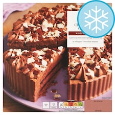 Tesco Double Chocolate Gateau 600G