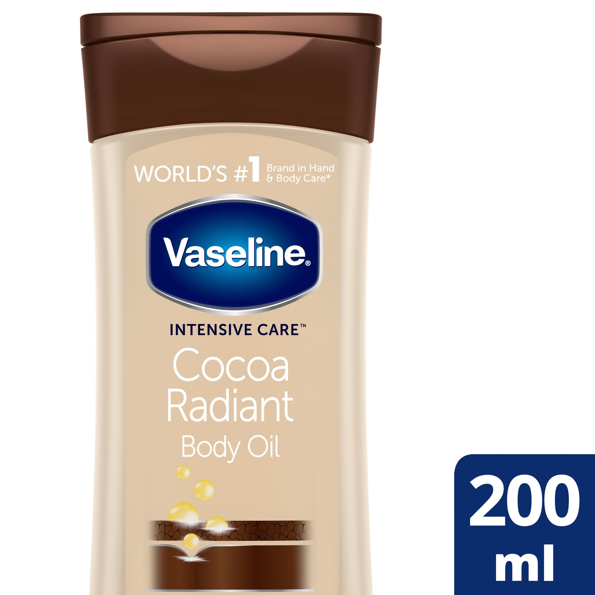 Vaseline Intensive Care Body Oil Cocoa Radiant 200 ml