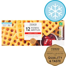 Tesco Potato Waffles 12 Pack 680g