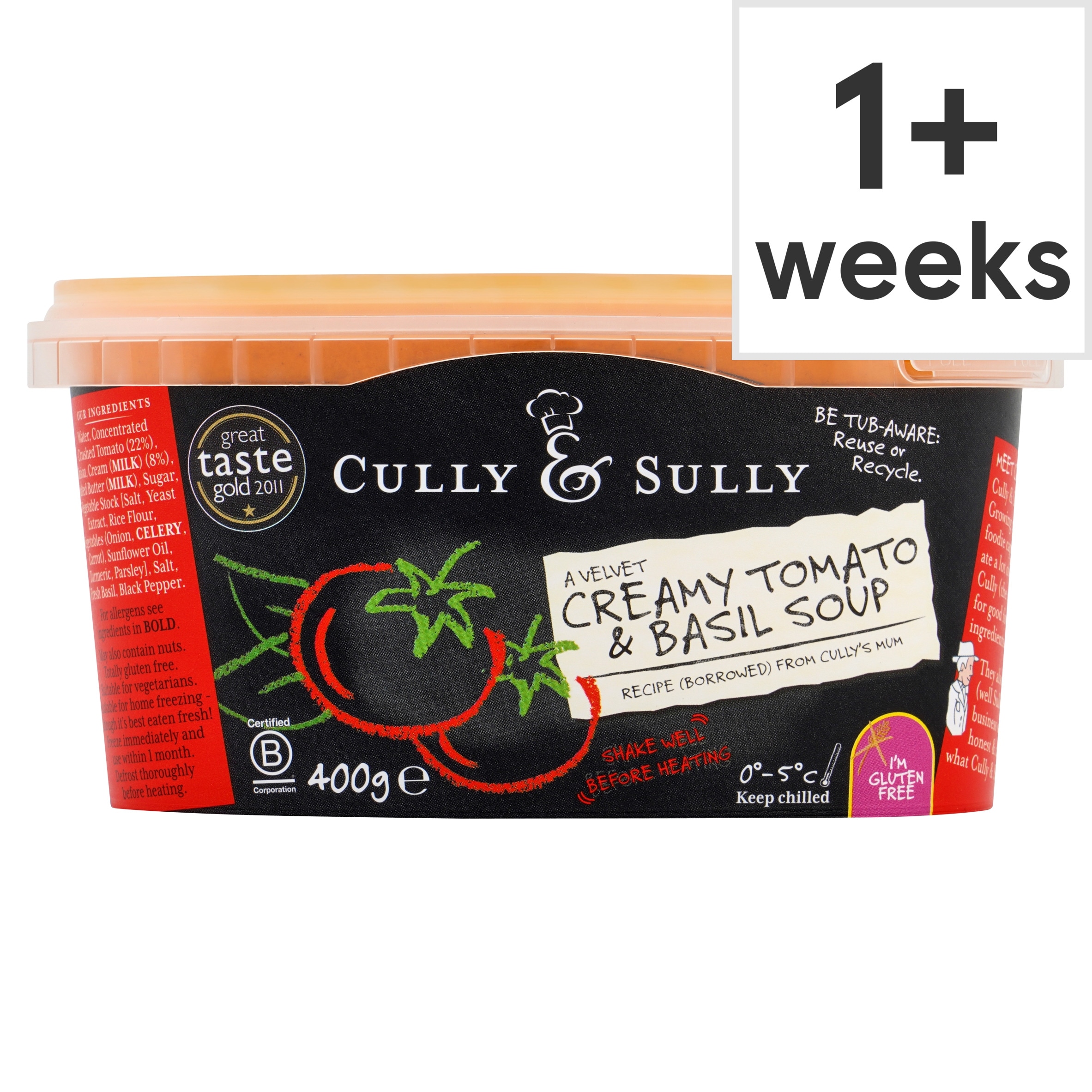 Cully & Sully Tomato & Basil Soup