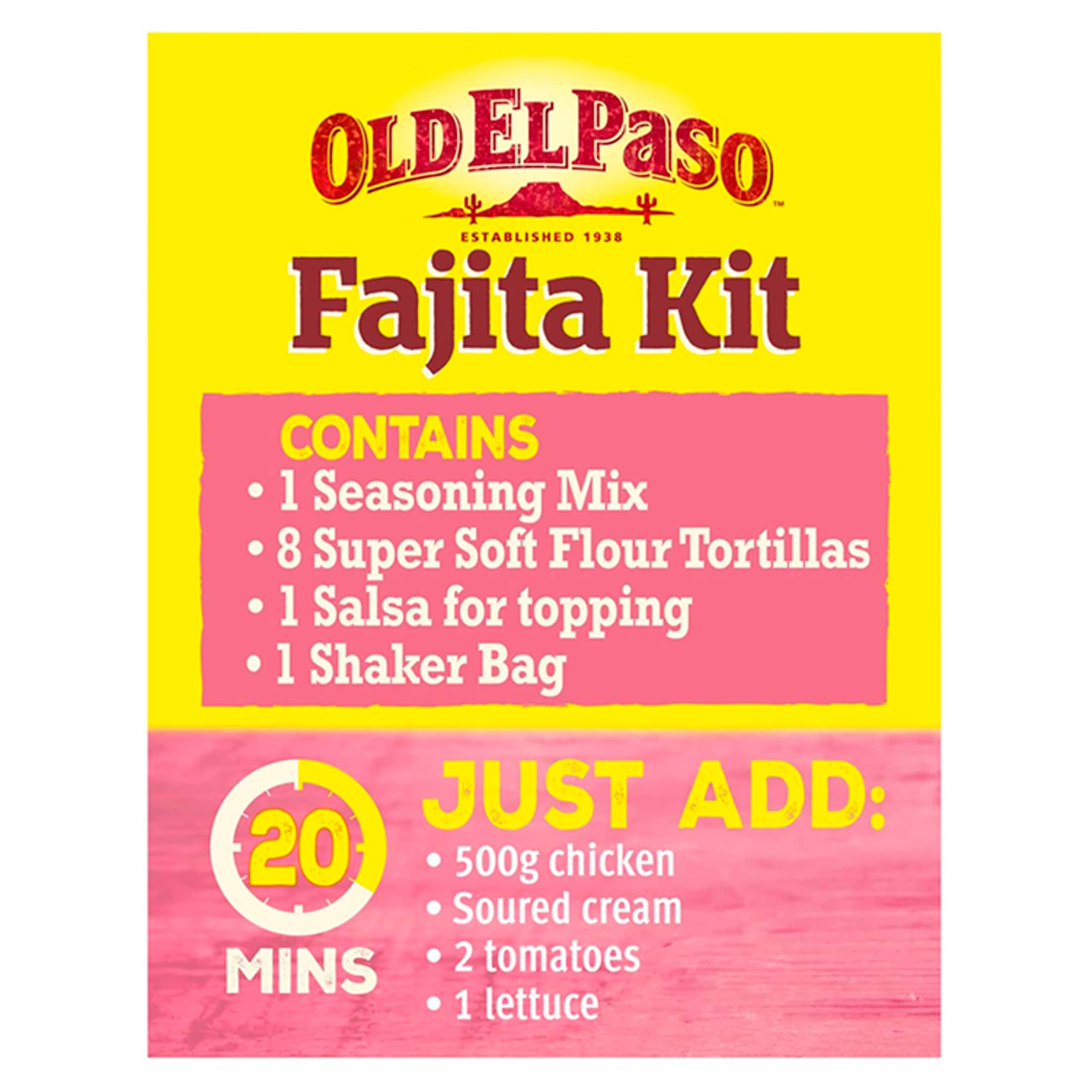 Old El Paso Crispy Chicken Fajita Kit 555G thumbnail 2