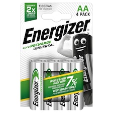 Energizer Universal AA 1300mAh 4 Pack