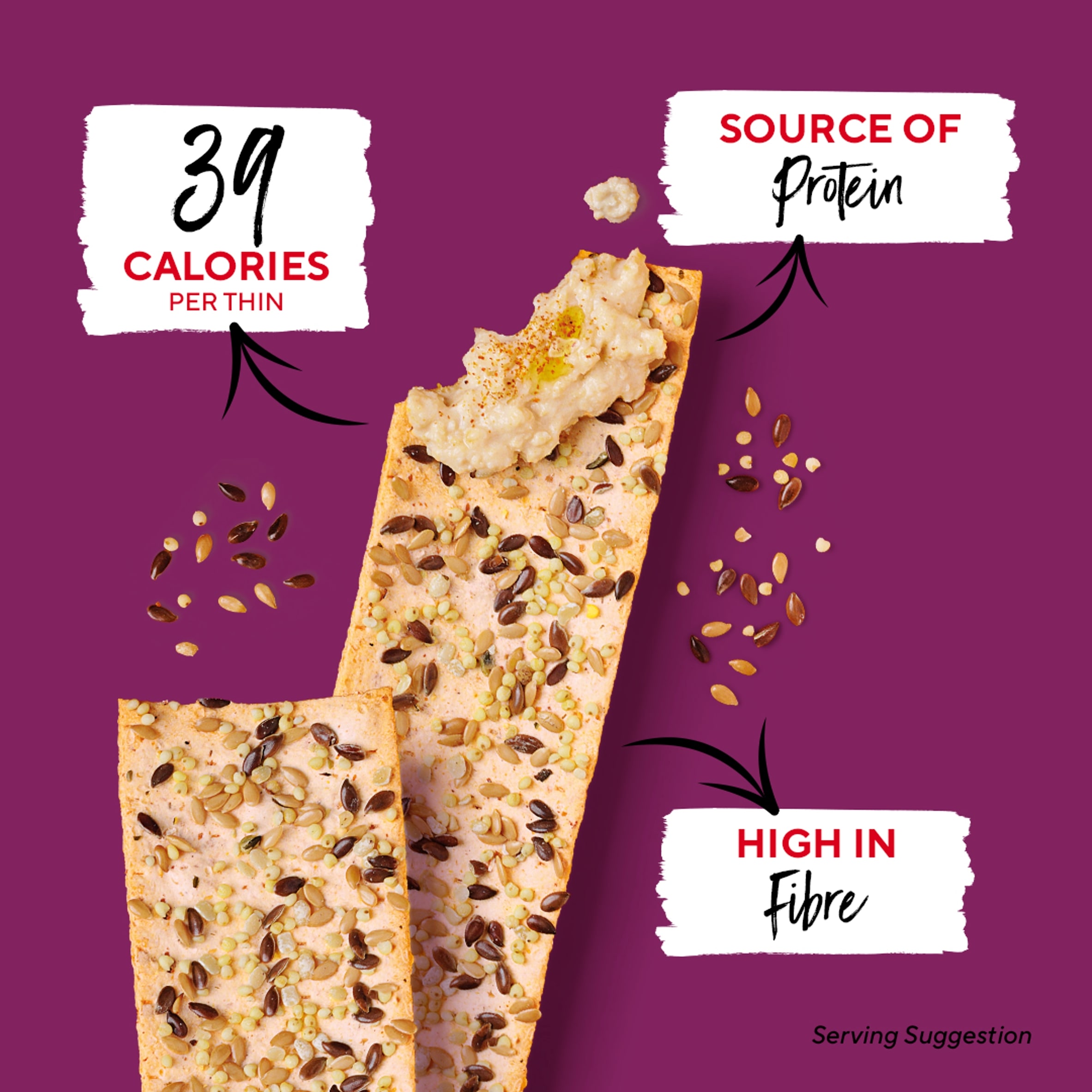 Ryvita Multiseed Thins 125G thumbnail 2