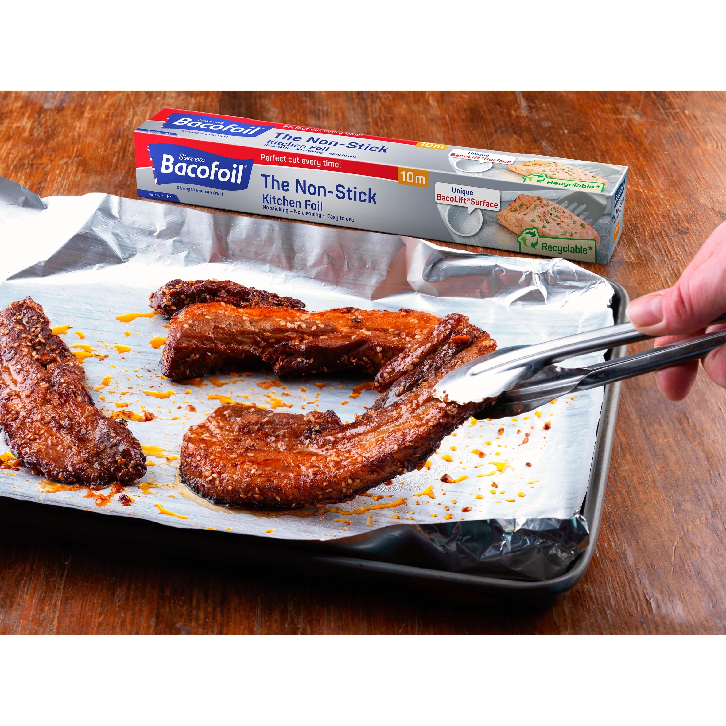 Bacofoil Non Stick Roasting Foil 450Mm X 5M thumbnail 3