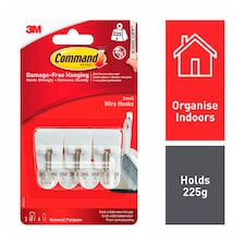 Command White Utensil Hooks 3 Hook 4 Strips