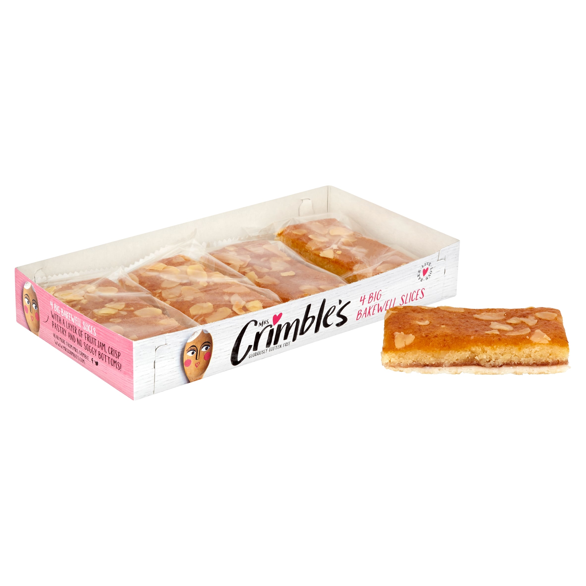 Mrs Crimble's Bakewell Slices 4 Pack thumbnail 2