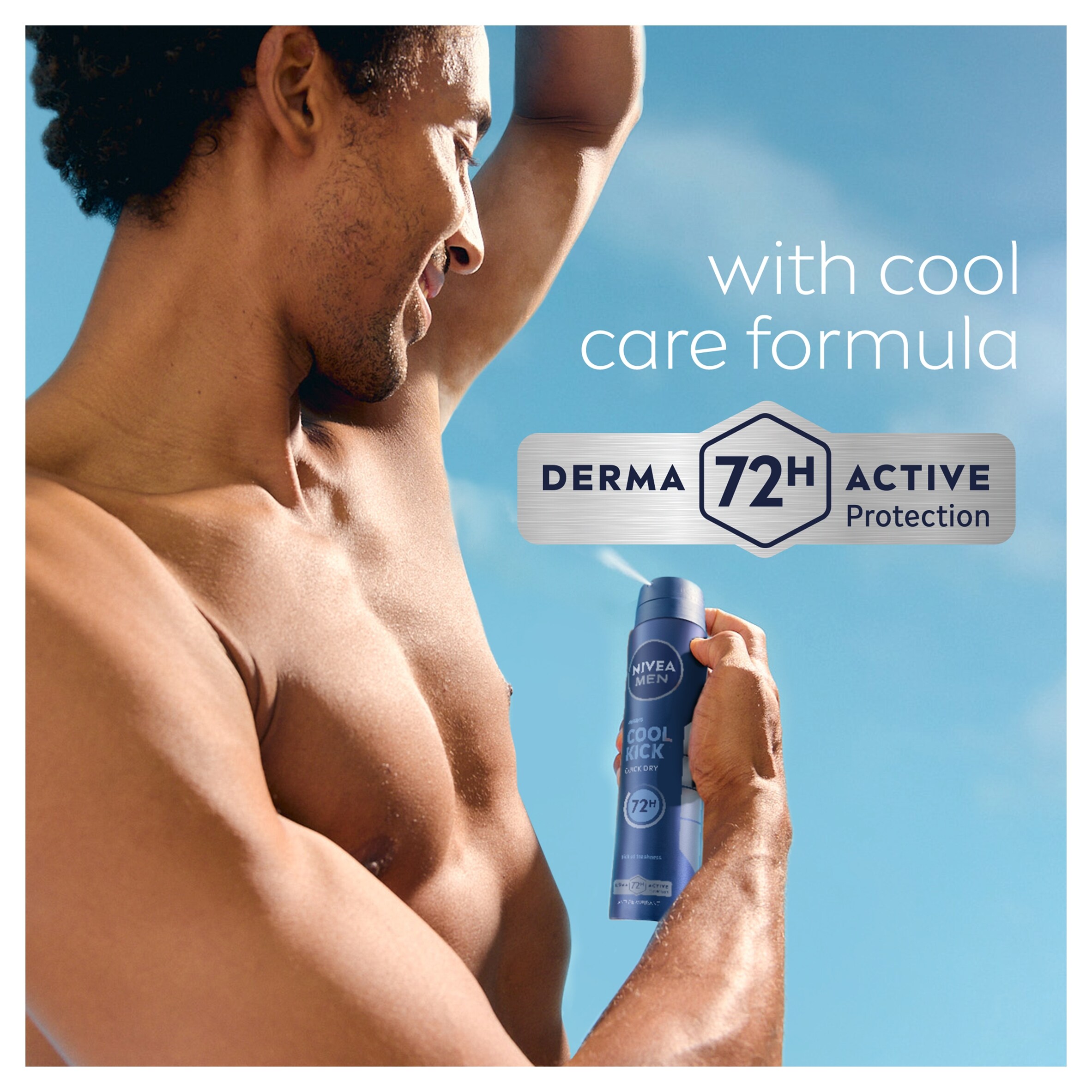 Nivea Men Cool Kick Antiperspirant Deodorant 250Ml thumbnail 5