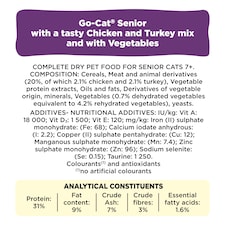GO-CAT Senior Chicken Dry Cat Food 2kg thumbnail 5