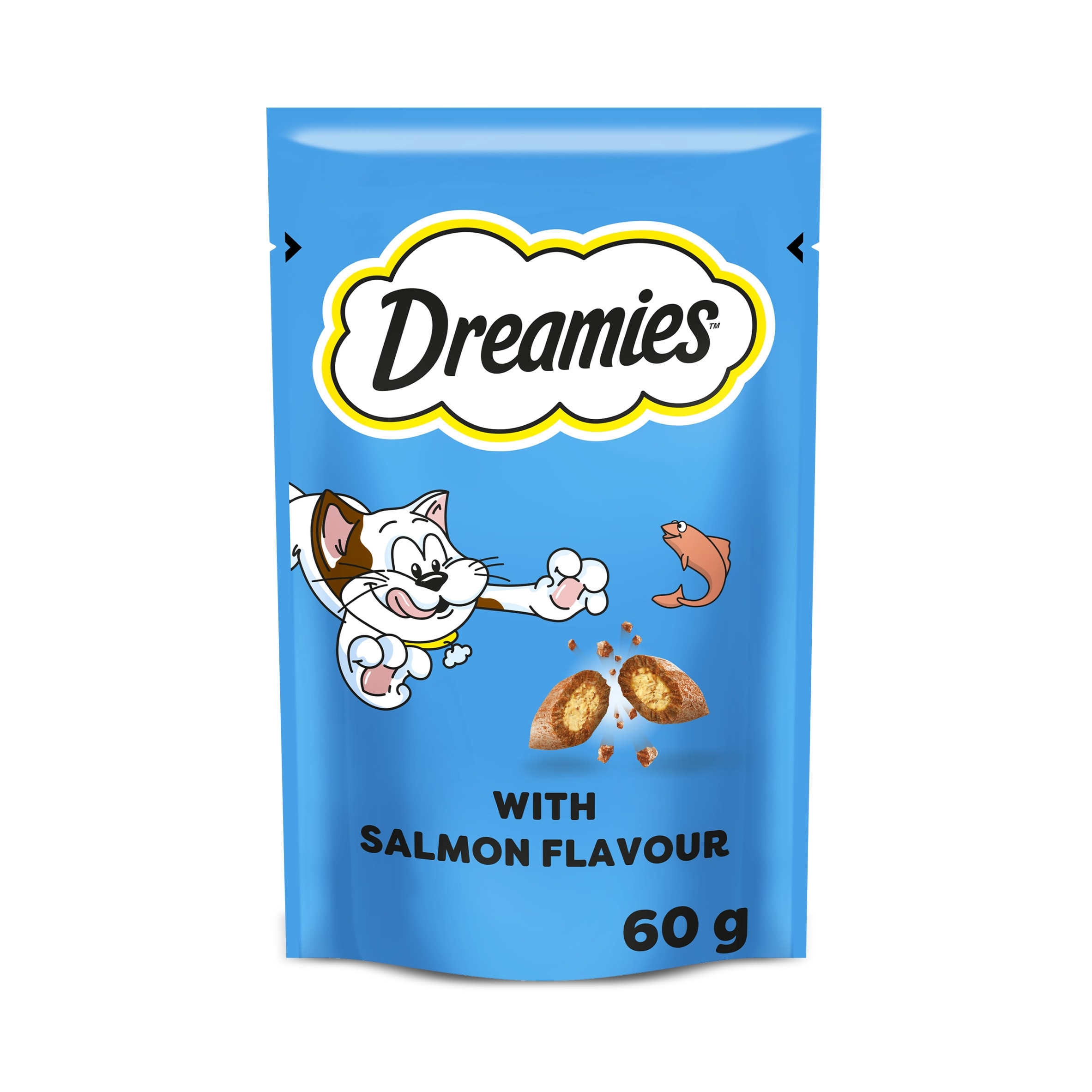 Dreamies Cat Treat Biscuits with Salmon