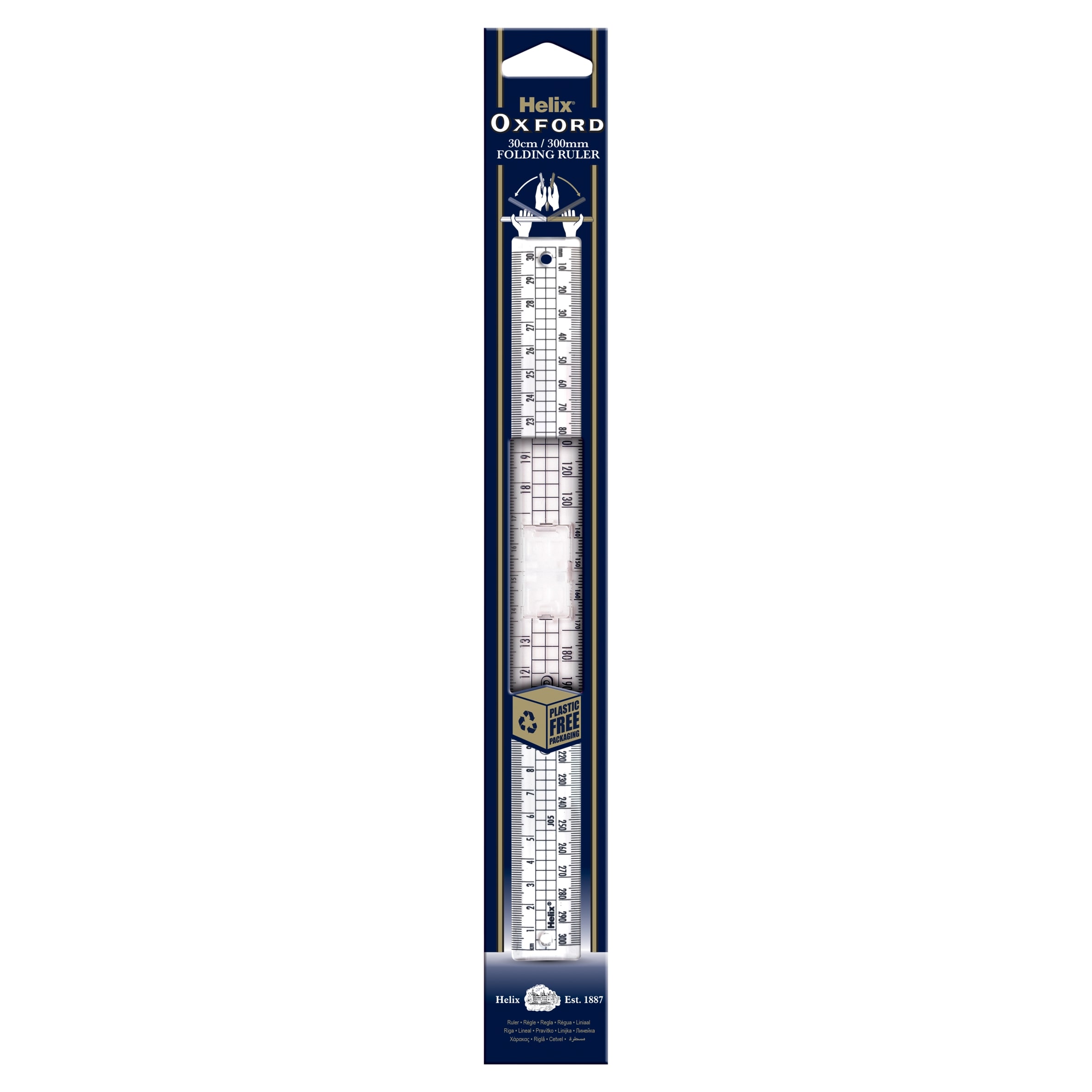 Helix Oxford Folding Ruler 30cm
