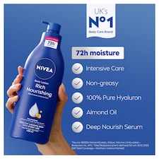 NIVEA Rich Nourishing Body Lotion Dry Skin 400ml thumbnail 2