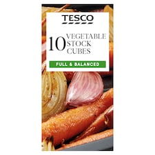 Tesco Vegetable Stock Cubes 10 Pack 100g