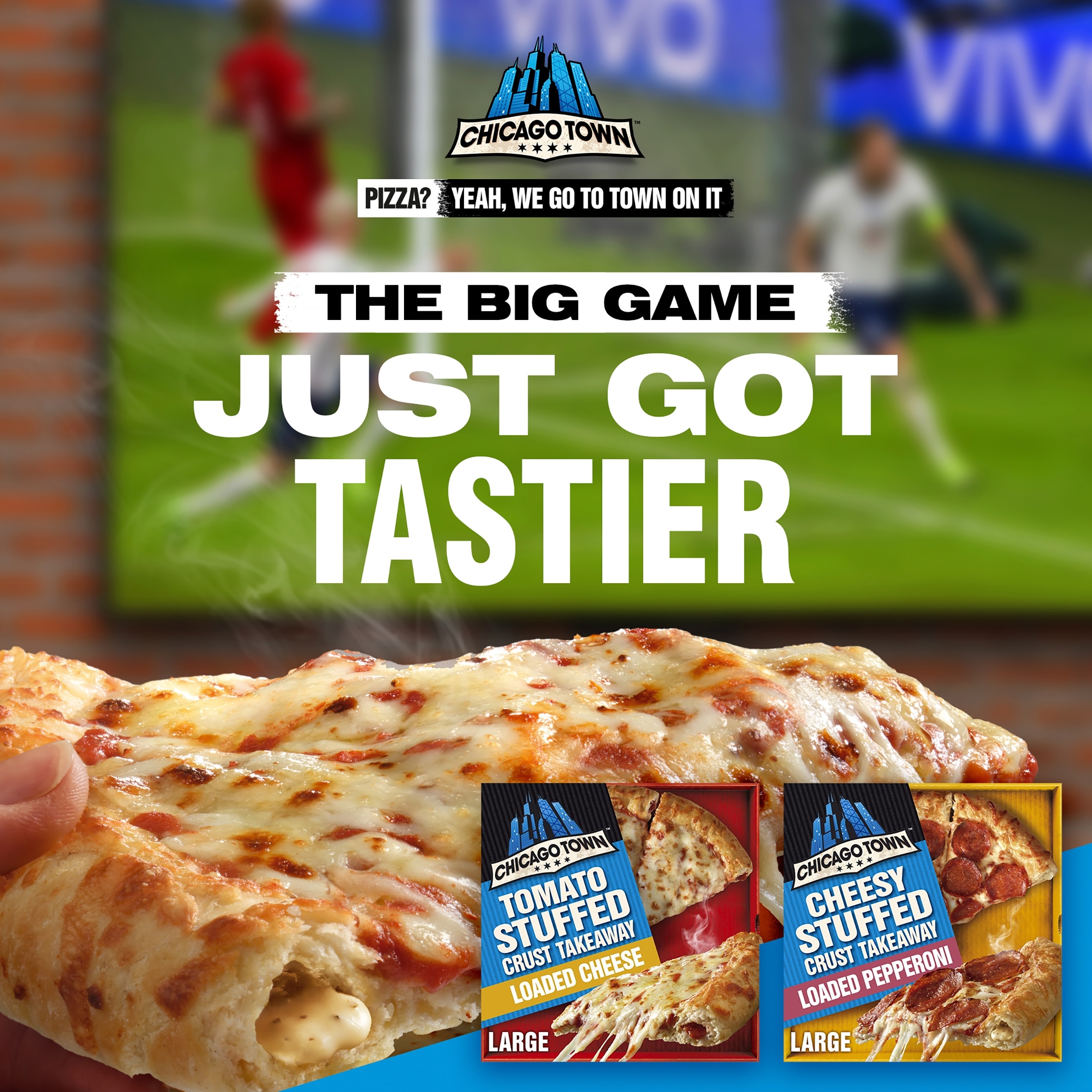 Chicago Town Large Takeaway Cheese Pizza 630G thumbnail 4