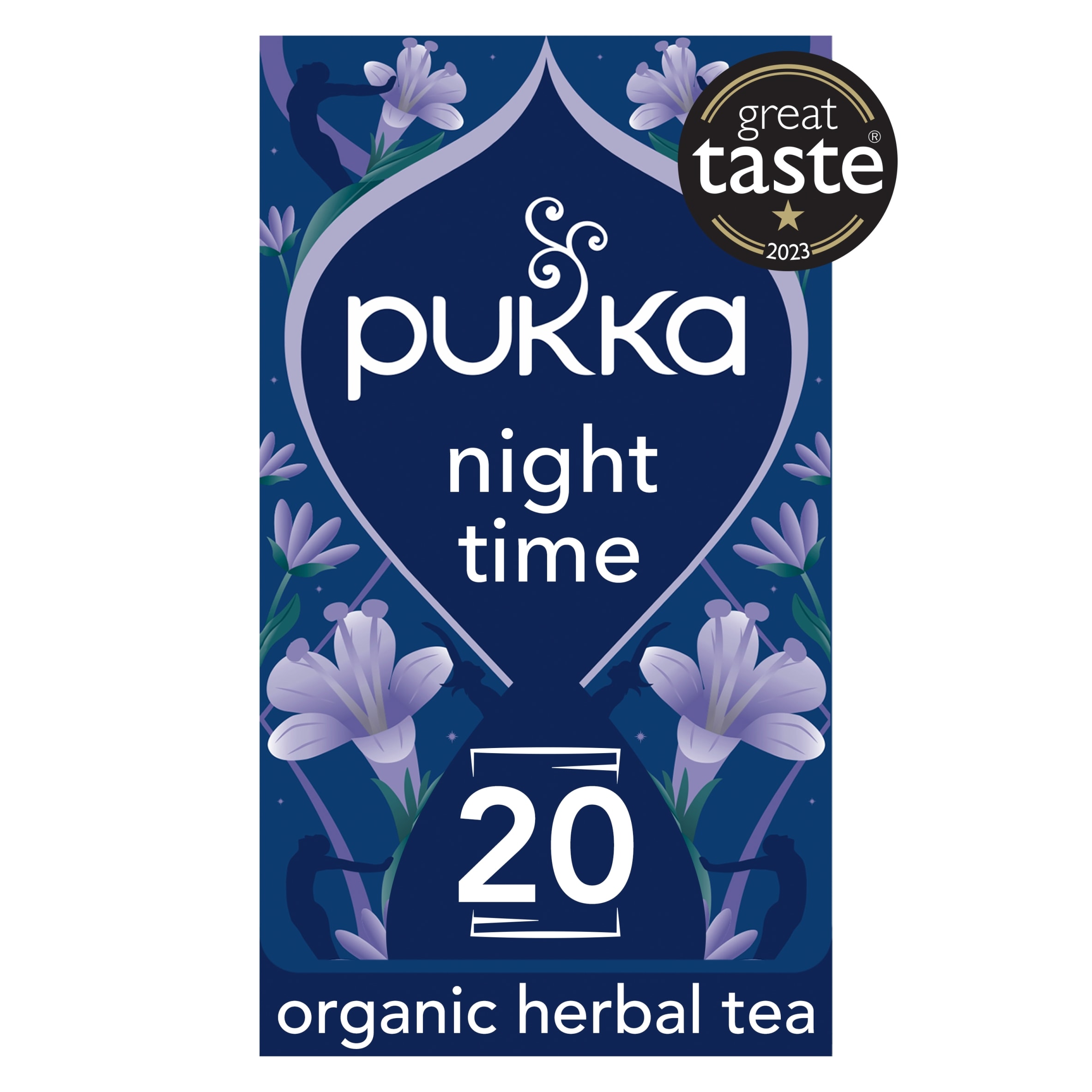 Pukka Organic Night Time Herbal Tea With Chamomile 20 Compostable Tea Bags