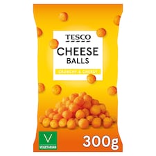 Tesco Cheese Balls Snacks 300G