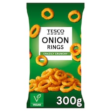 Tesco Onion Rings Snacks 300G
