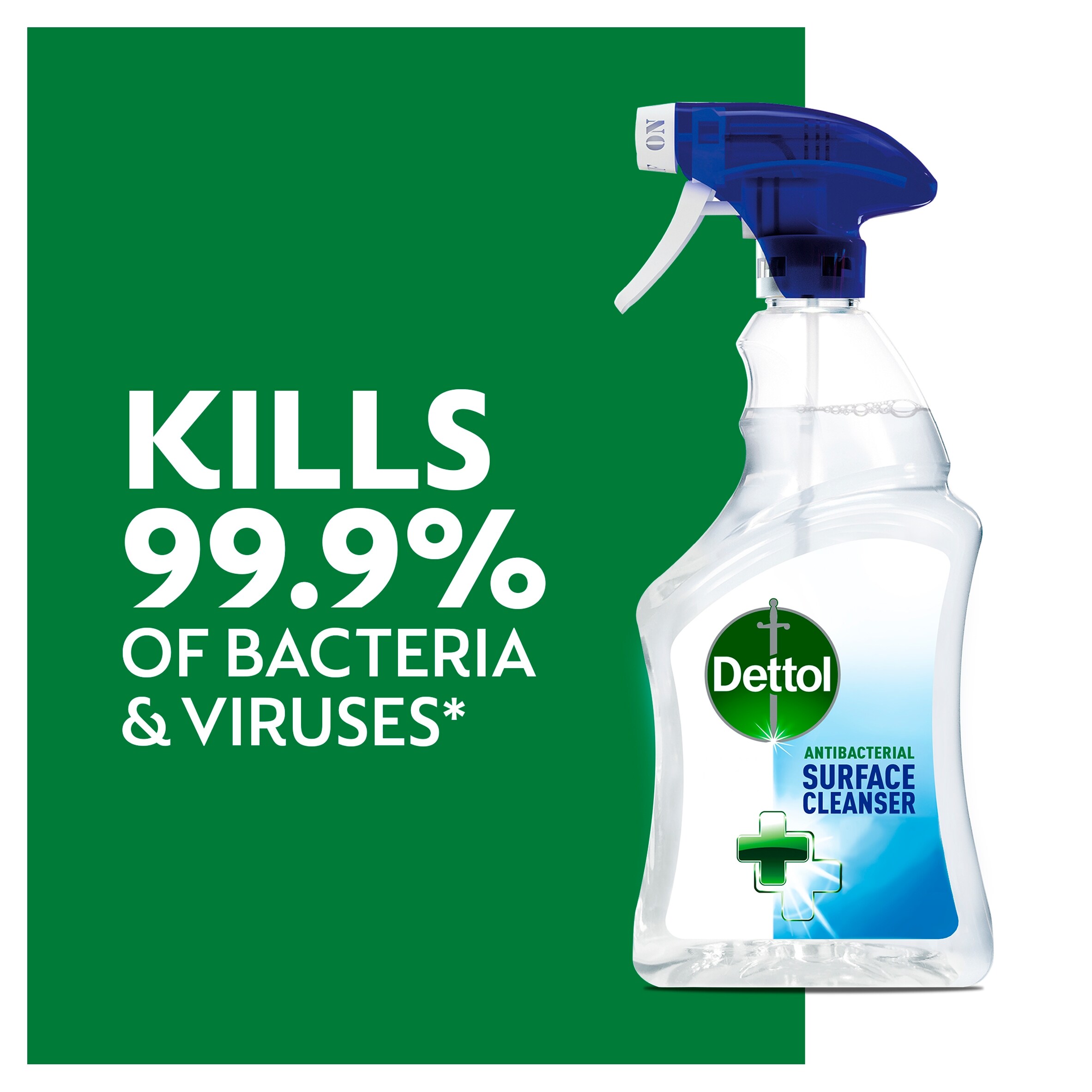 Dettol Antibacterial Multi Surface Cleaning Spray 750ml thumbnail 2