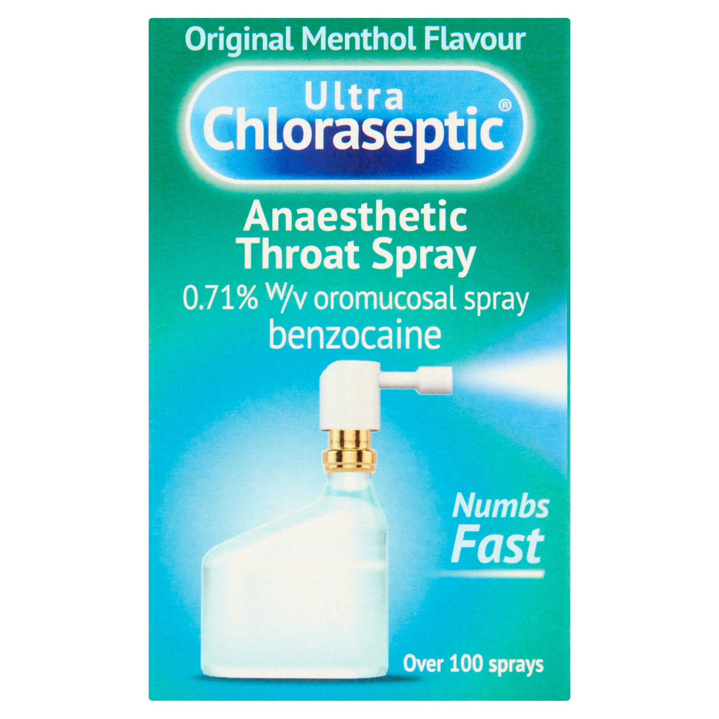 Ultra Chloraseptic Anaesthetic Throat Spray - Original Menthol 15ml