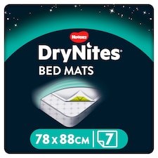Huggies DryNites Bedwetting Incontinence Bedmats x7 Sheets - Image 1