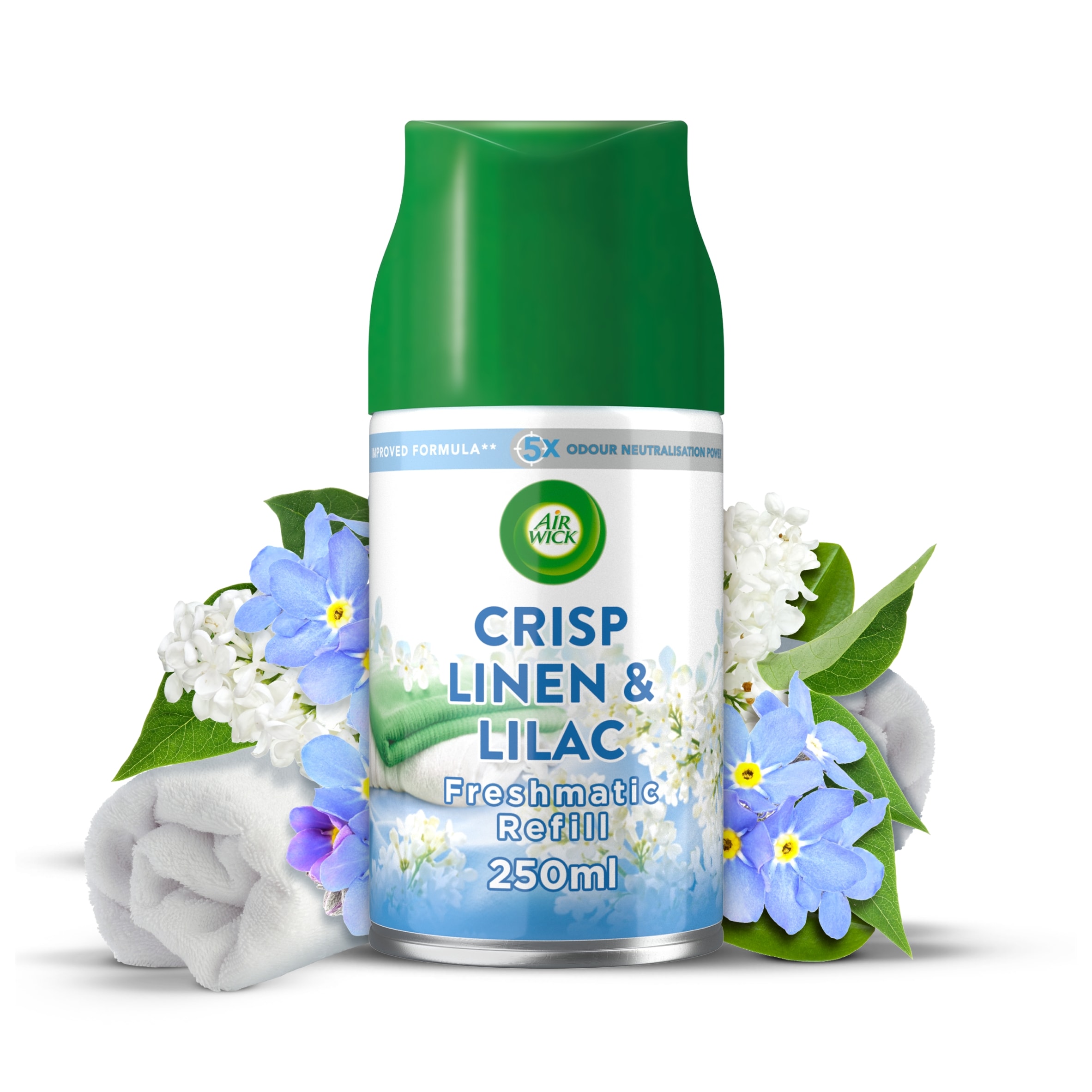 Air Wick Freshmatic Refill Crisp Linen & Lilac Air Freshener 250ml