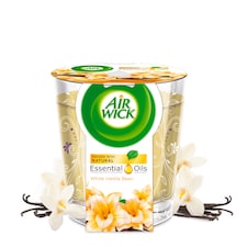 Airwick Air Freshener Candle White Vanilla Bean thumbnail 2