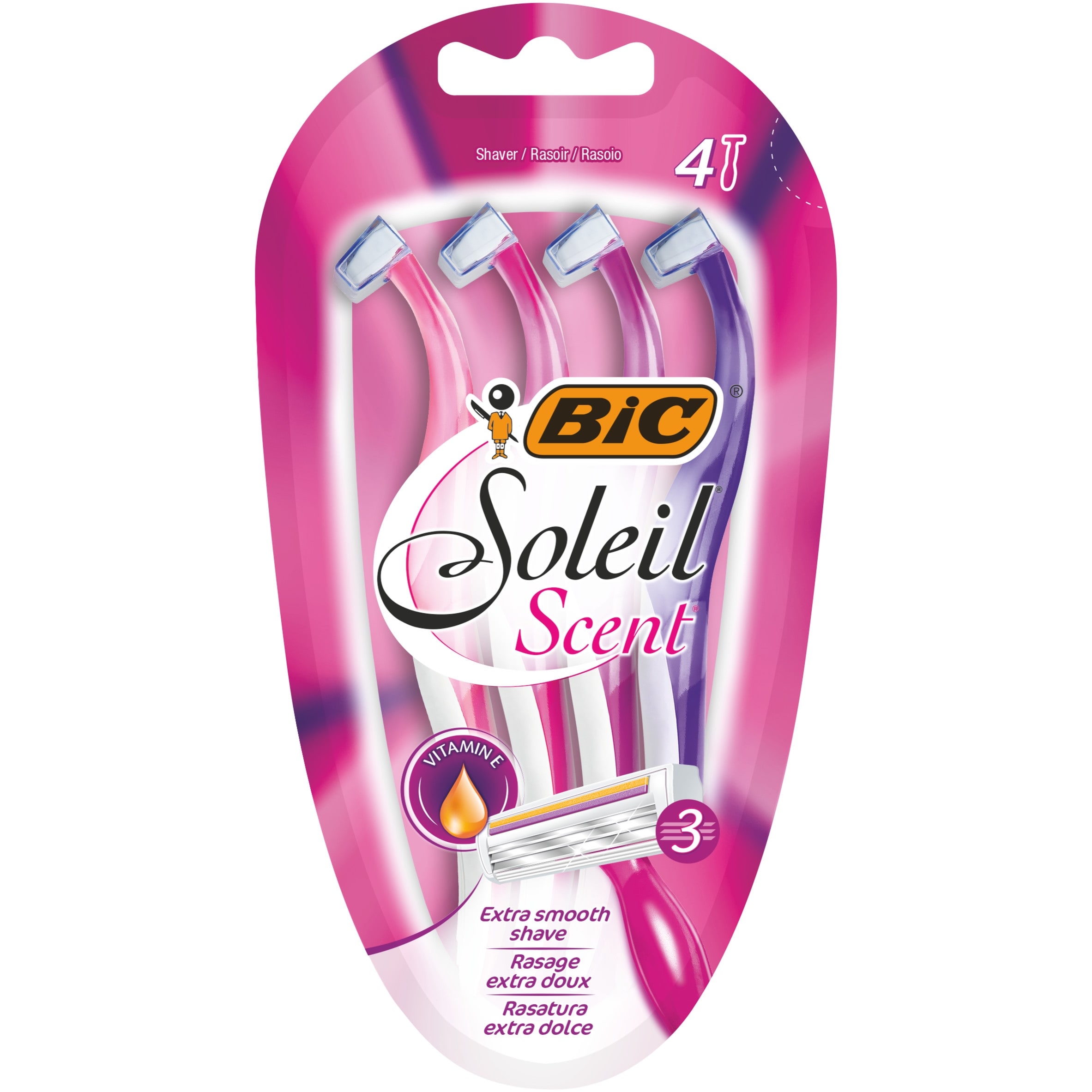 BIC Soleil Scent Women's Razors 4 Pack 
