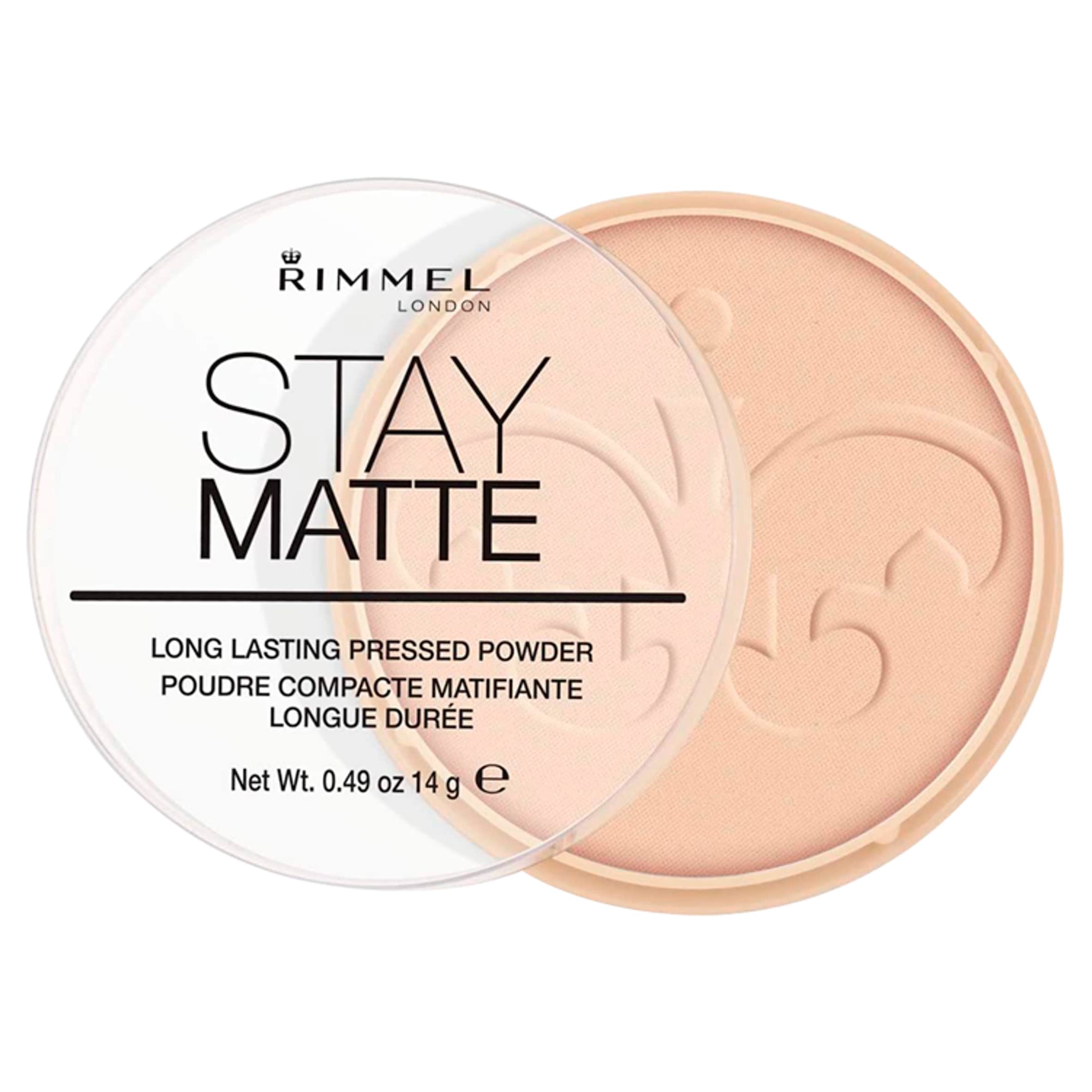 Rimmel New Stay Matte Pressed Powder Peach Glow thumbnail 2