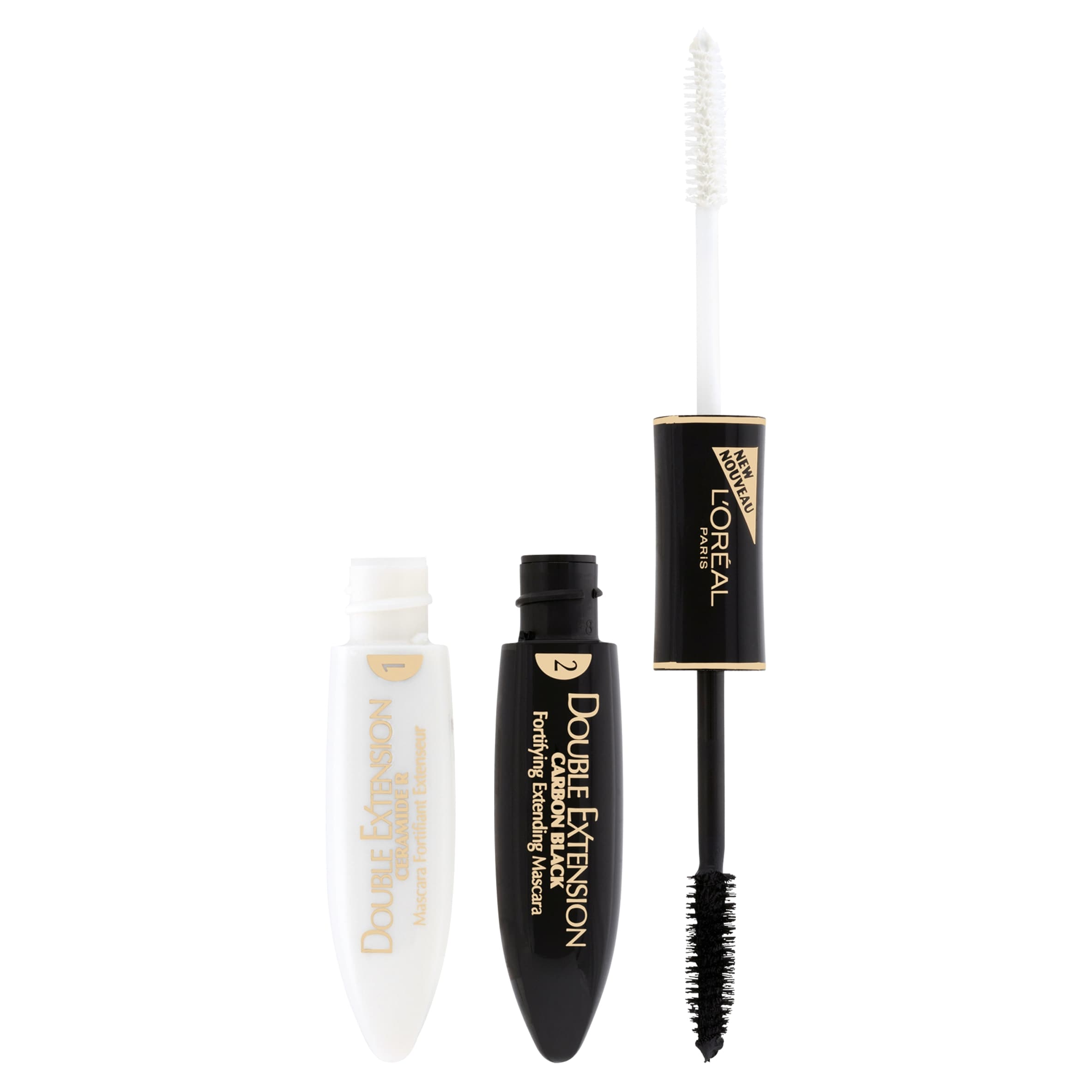 L'Oreal Paris Double Extension Mascara - Carbon Black thumbnail 3