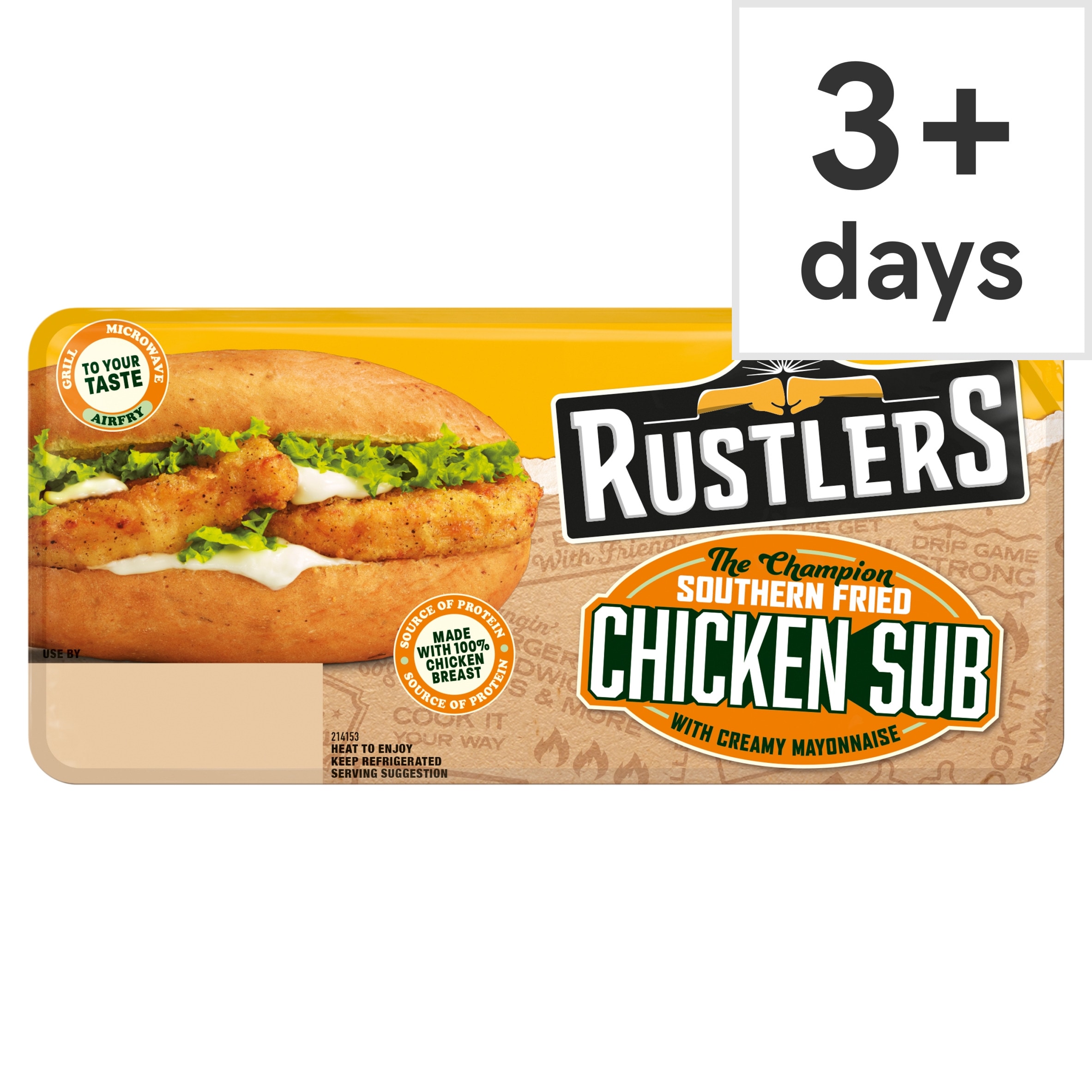 Rustlers The Southern Fried Chicken Sub Sandwich