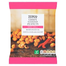 Tesco Crispy Coated Peanuts - Sweet Chilli 200g