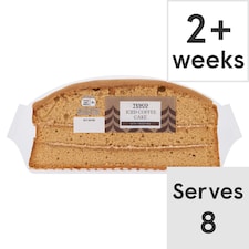 Tesco Iced Coffee Madeira Cake with Buttercream
