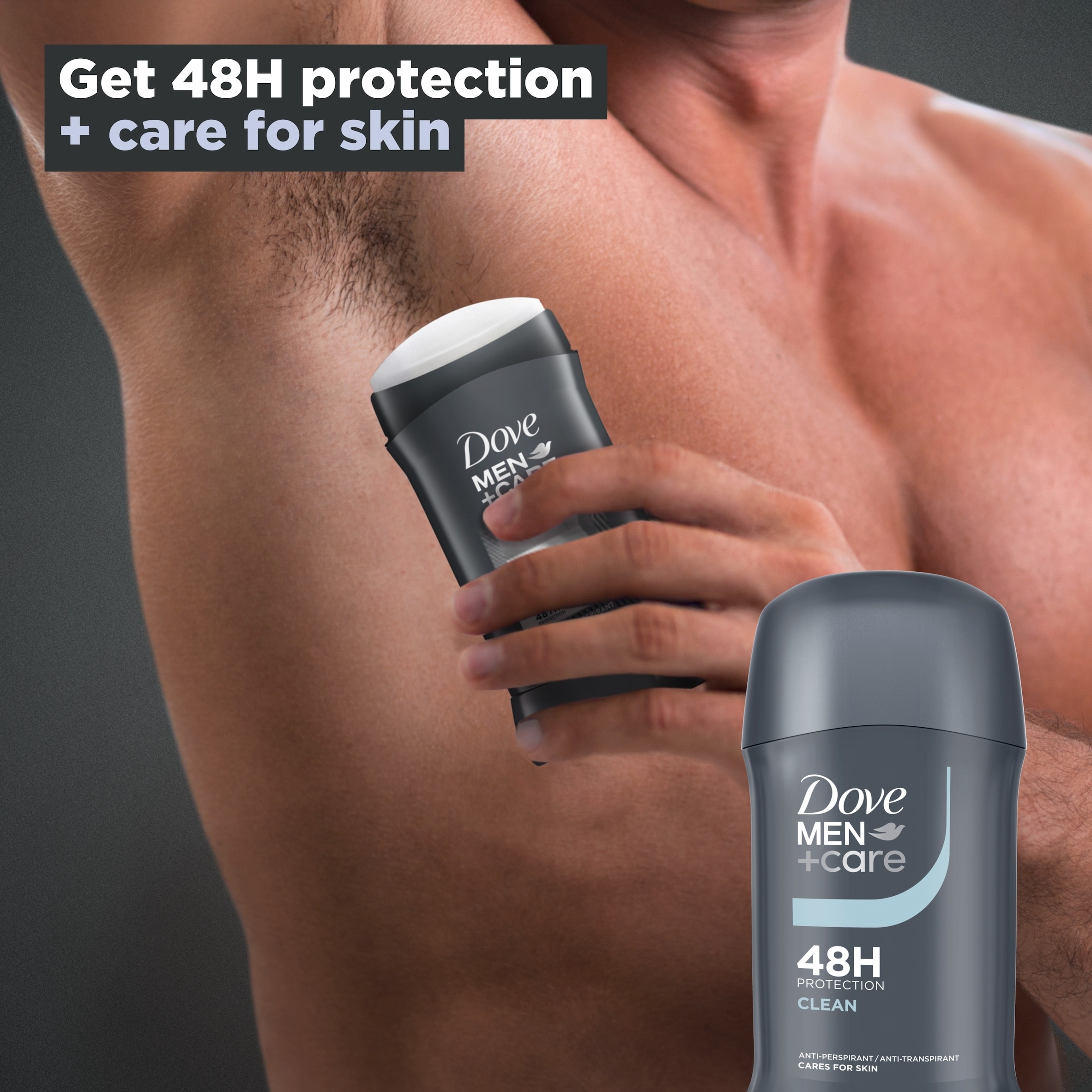 Dove Men+Care Clean Comfort 48h Antiperspirant Deodorant Stick 50ml thumbnail 3