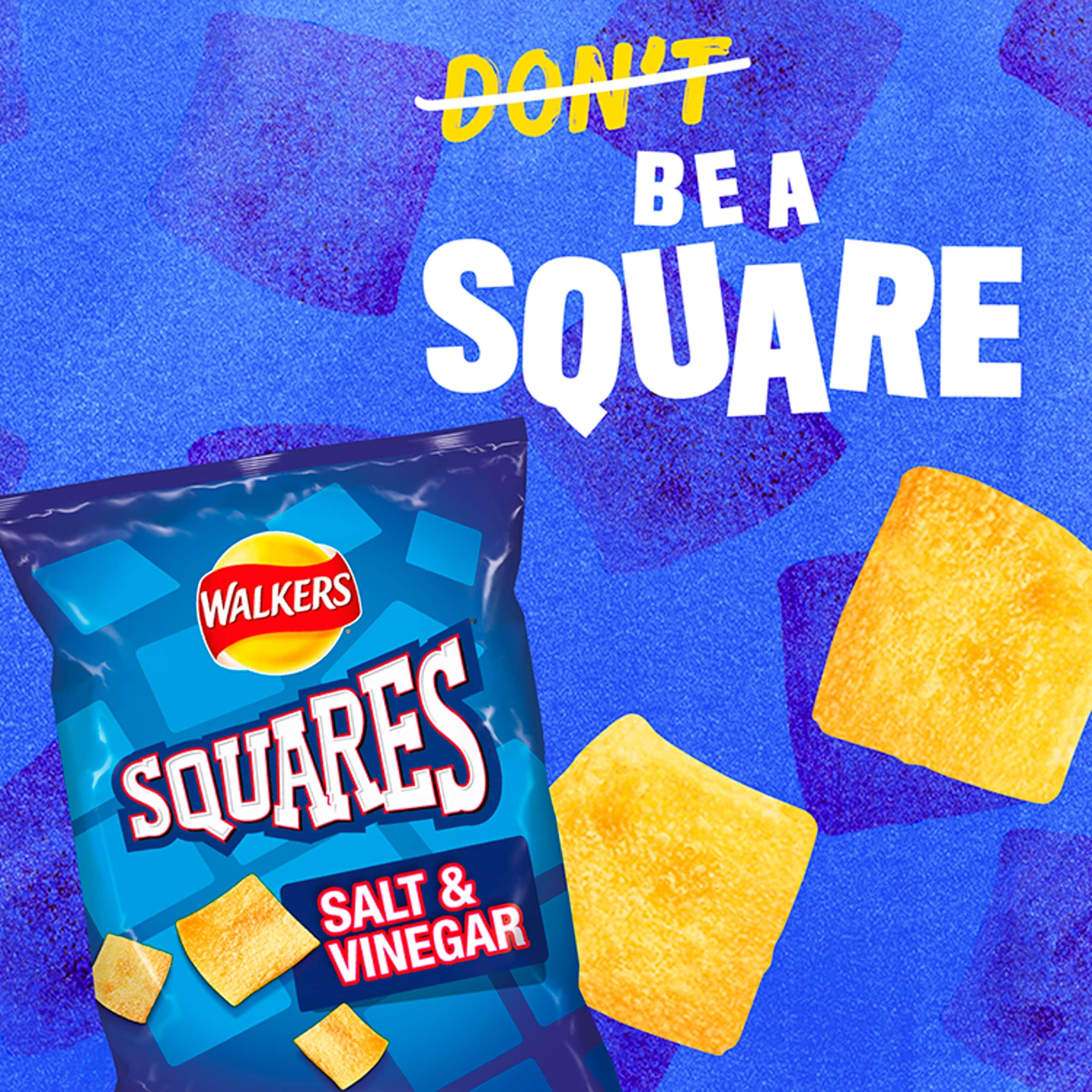 Walkers Squares Snacks Variety Multipack Crisps 6x22g thumbnail 2