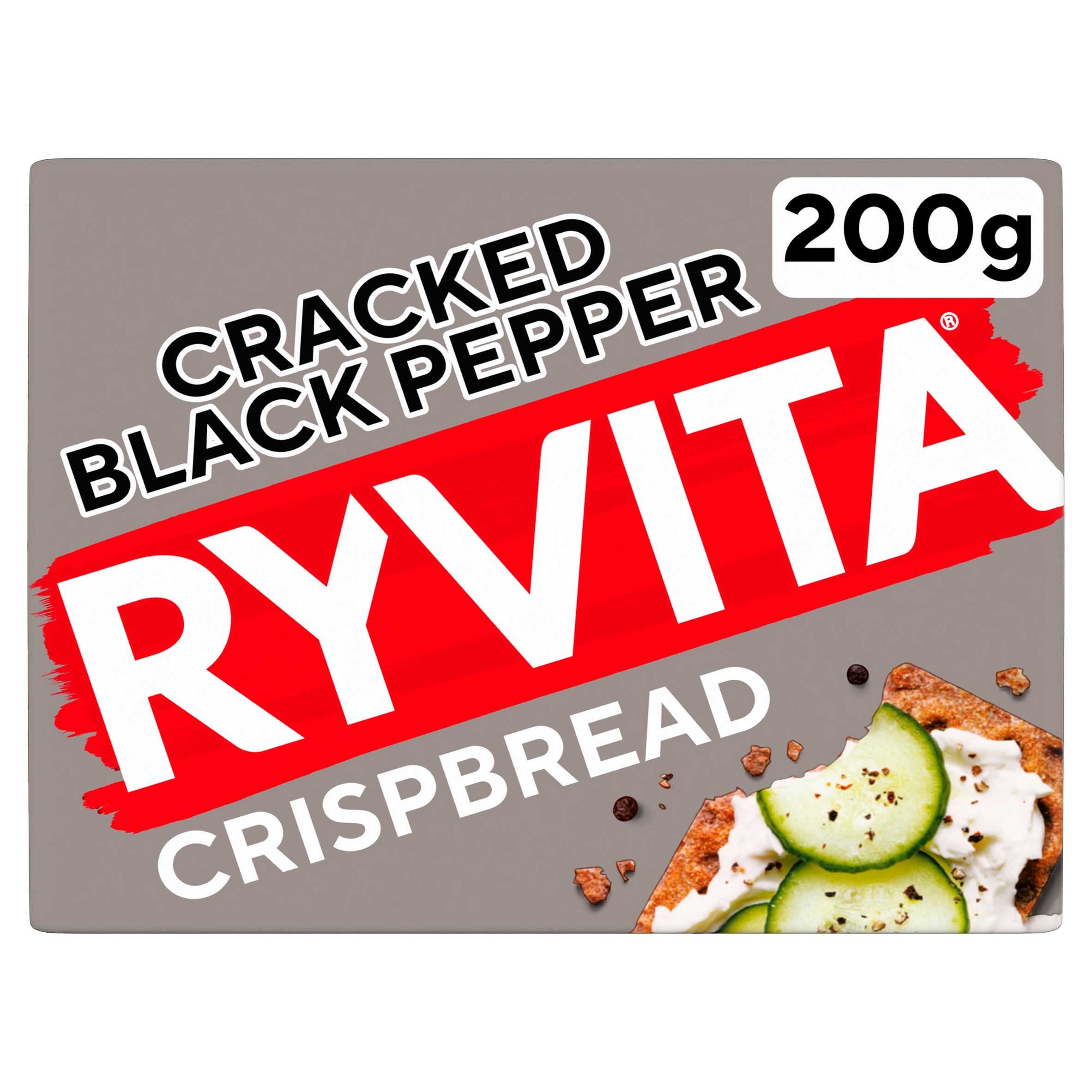 RYVITA Cracked Black Pepper Crispbread 200g