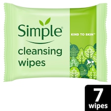 Simple Kind To Skin Cleansing Face Wipes 7 Pack