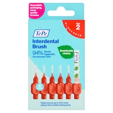 TePe Interdental Brush Size 2 0.5mm 6 Pack
