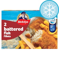 Birds Eye 2 Battered Fish Fillets 200G