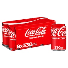 Coca-Cola Original Taste 8x330ml