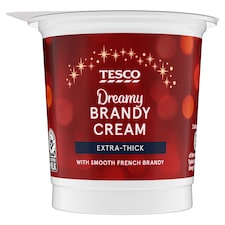 Tesco Brandy Extra Thick Cream 250Ml