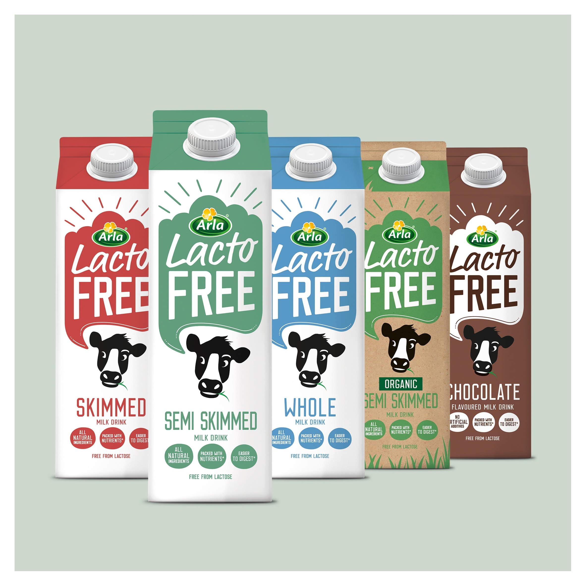 Arla Lactofree Semi Skimmed Long Life Milk Drink 5 x 20ml thumbnail 4