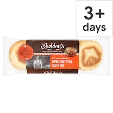 Sheldon's White Oven Bottom Muffins 6 Pack