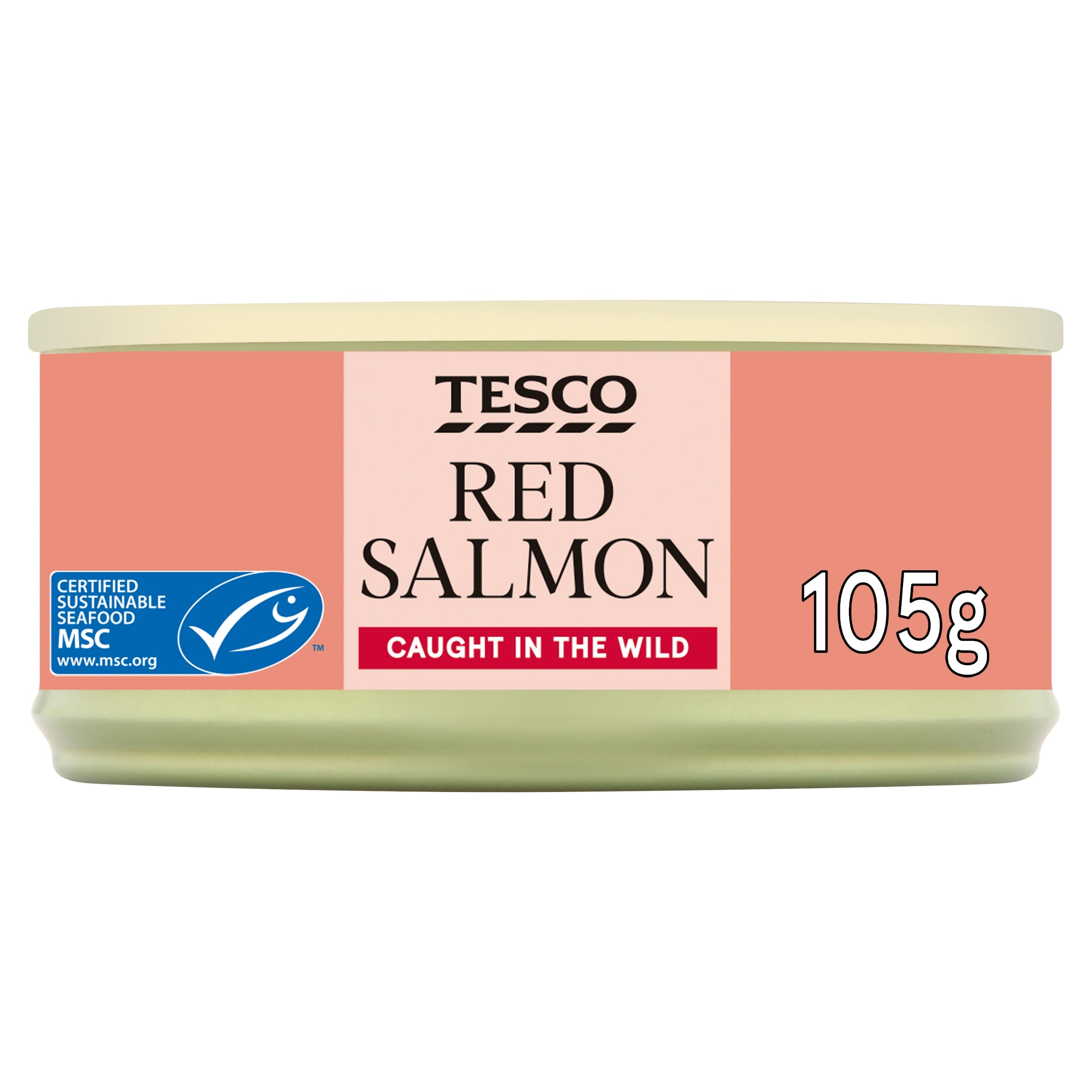Tesco Wild Pacific Red Salmon 105G