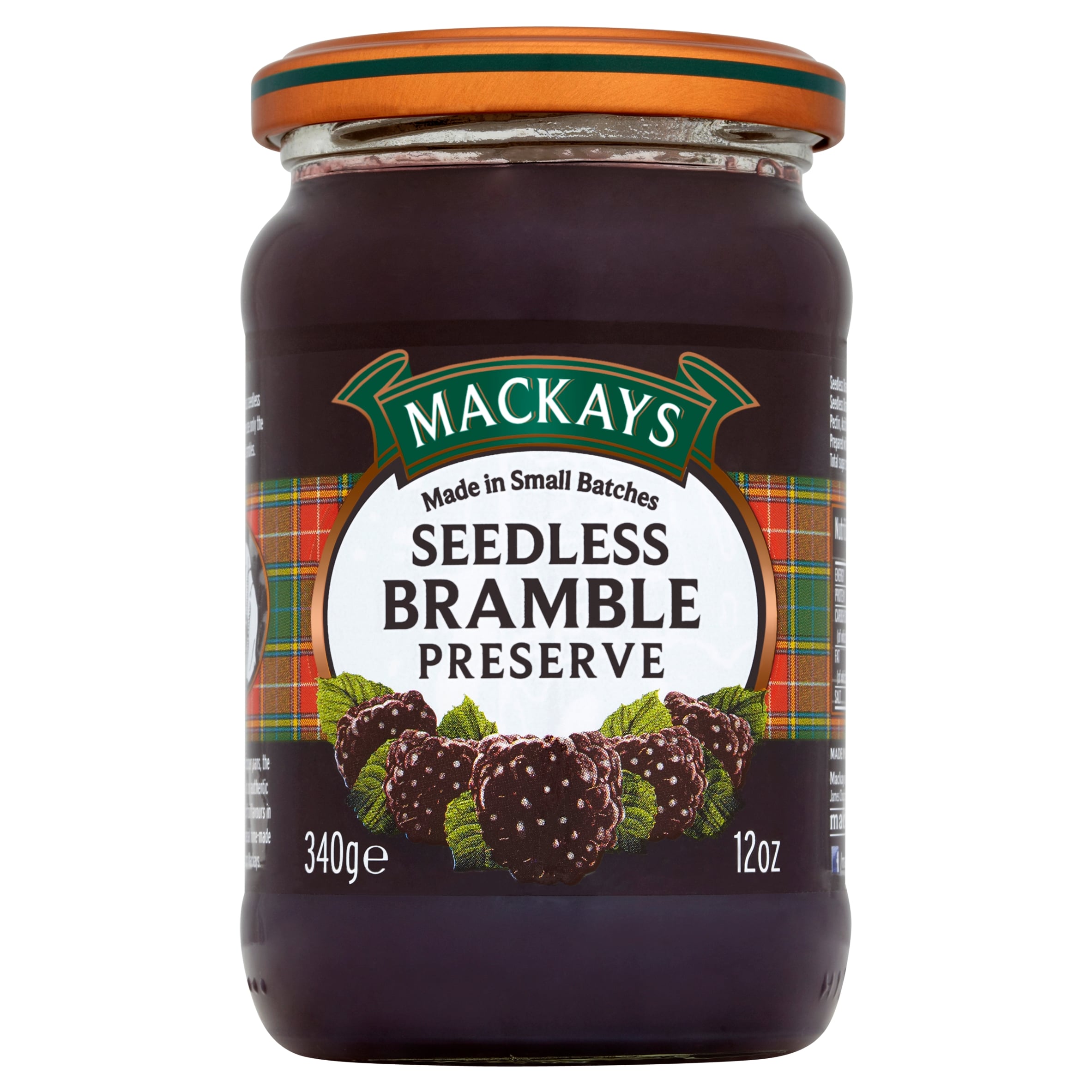 Mackays Seedless Bramble Preserve 340G (L)