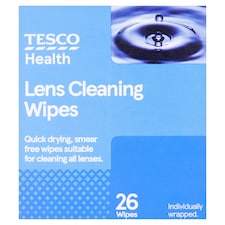 Tesco Health Lens Wipes X26
