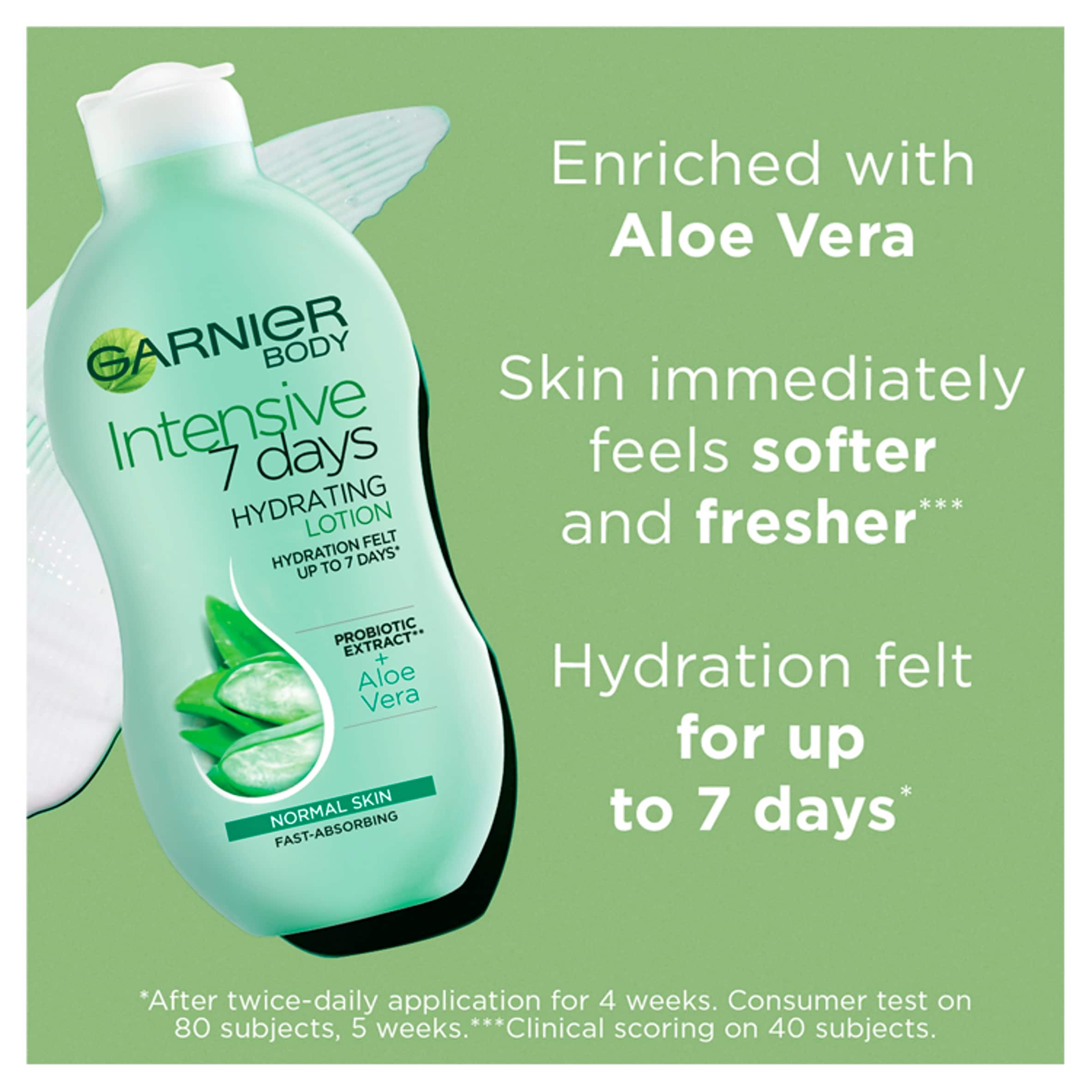 Garnier Body Intensive 7 Day Aloe Vera Hydrating Lotion 400Ml thumbnail 2